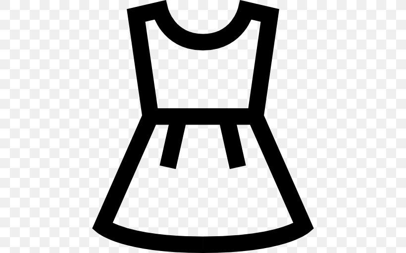 Dress Clothing Clip Art, PNG, 512x512px, Dress, Black, Black And White, Clothing, Fashion Download Free