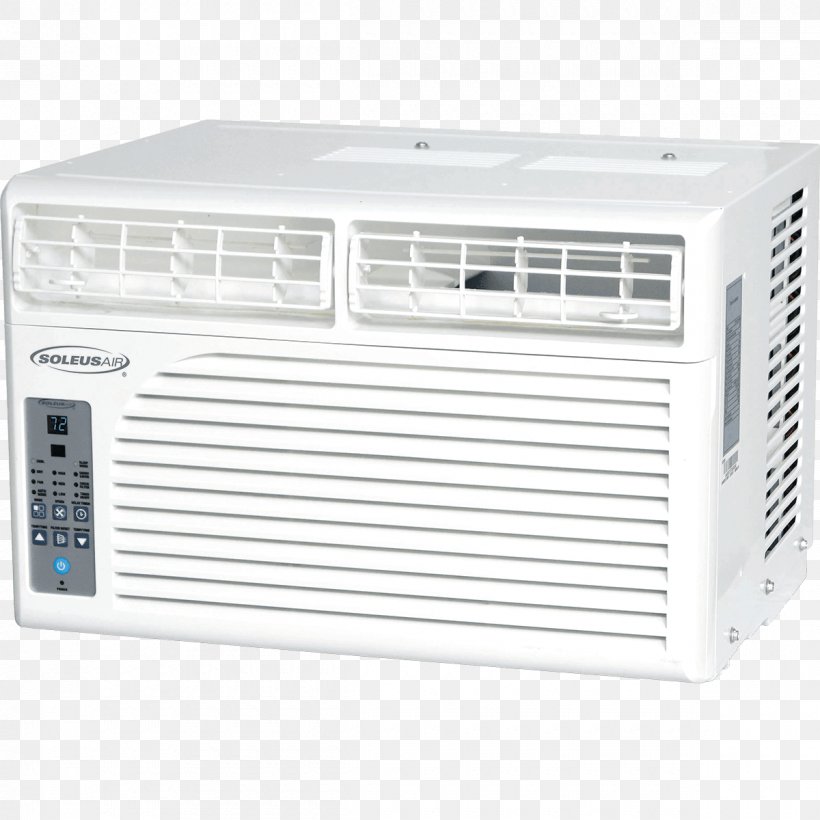 Soleus Air 6,400 BTU Energy Star Window Air Conditioner With Remote Air Conditioning British Thermal Unit Soleus Muscle, PNG, 1200x1200px, Window, Air Conditioner, Air Conditioning, Airflow, British Thermal Unit Download Free