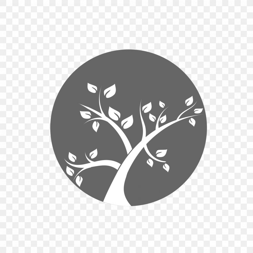 Tree Logo Branch, PNG, 2000x2000px, Tree, Black, Black And White, Branch, Leaf Download Free