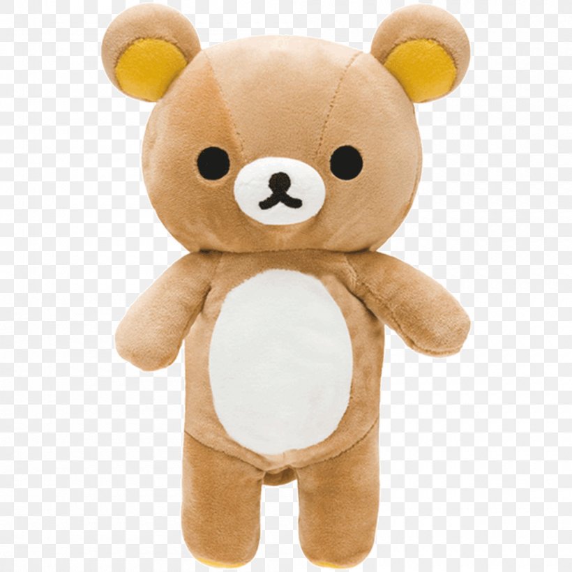 Bear Amazon.com Rilakkuma Stuffed Animals & Cuddly Toys Plush, PNG, 1000x1000px, Watercolor, Cartoon, Flower, Frame, Heart Download Free