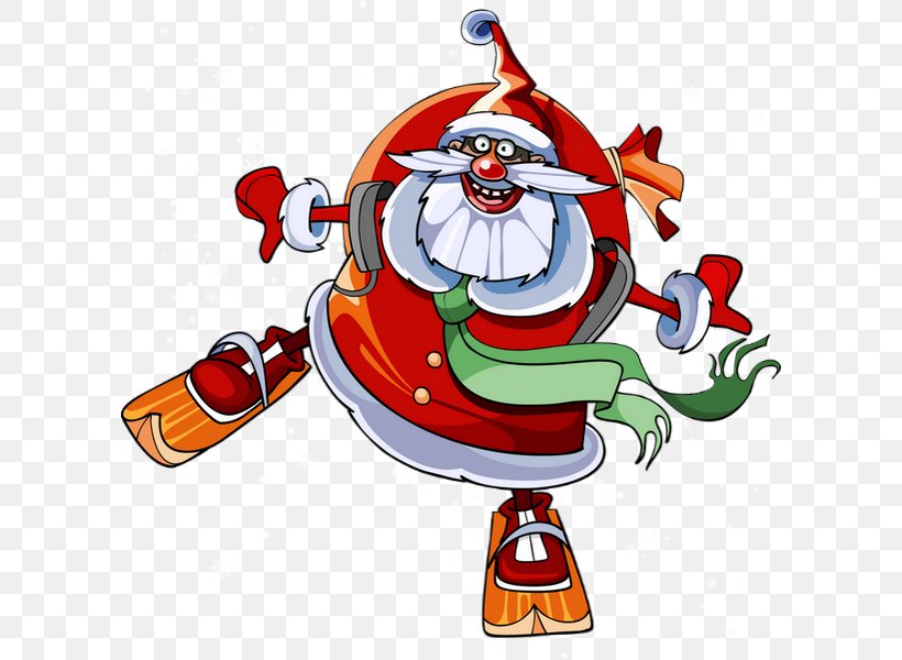 Santa Claus Christmas Ornament Clip Art, PNG, 600x600px, Santa Claus, Art, Cartoon, Christmas, Christmas Decoration Download Free