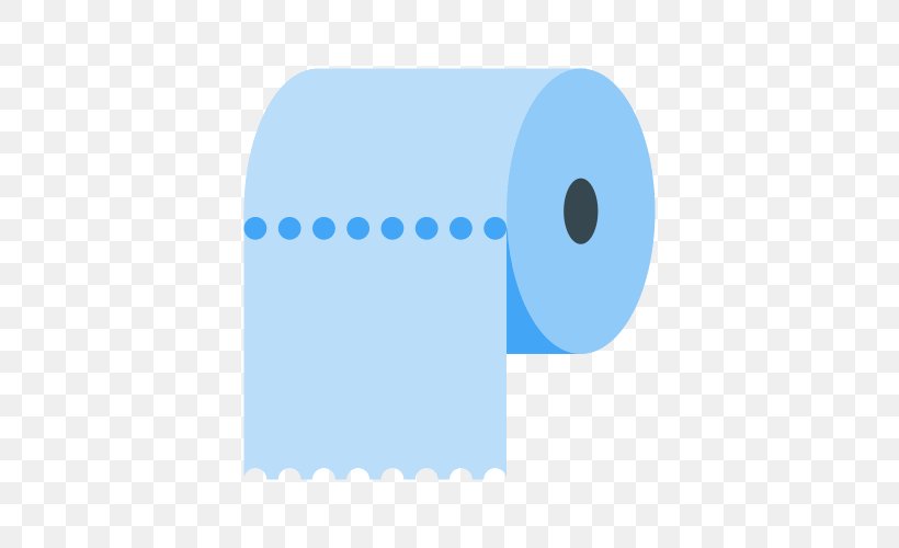 Toilet Paper Holders Personal Care, PNG, 500x500px, Paper, Azure, Blue, Brand, Cylinder Download Free