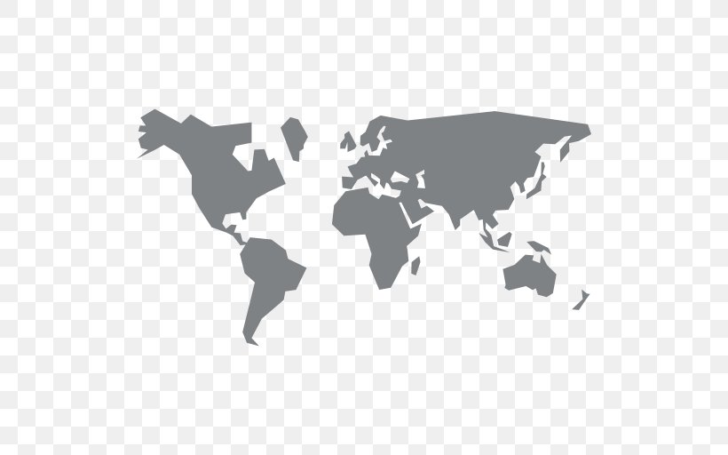 World Map, PNG, 512x512px, World, Black, Black And White, Cartography, Flat Earth Download Free