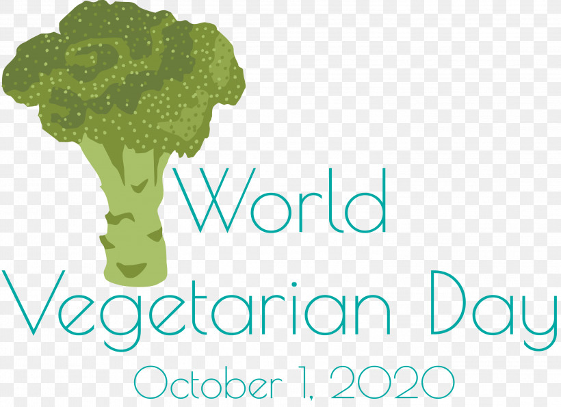 World Vegetarian Day, PNG, 2999x2178px, World Vegetarian Day, Green, Logo, Meter, Tree Download Free