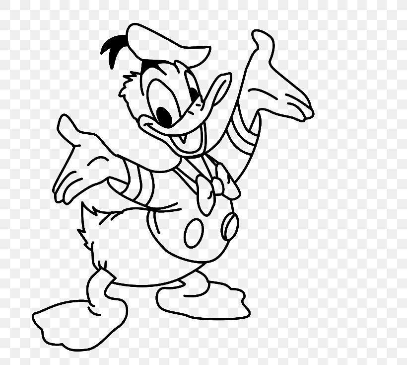 Donald Duck Drawing Tutorial - How to draw Donald Duck step by step