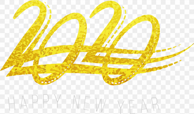 Happy New Year 2020 Happy 2020 2020, PNG, 3484x2056px, 2020, Happy New Year 2020, Happy 2020, Line, Text Download Free