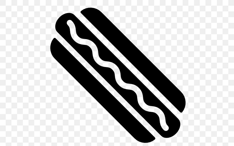 Hot Dog French Fries Junk Food Fast Food Hamburger, PNG, 512x512px, Hot Dog, Black And White, Bread, Fast Food, Finger Download Free