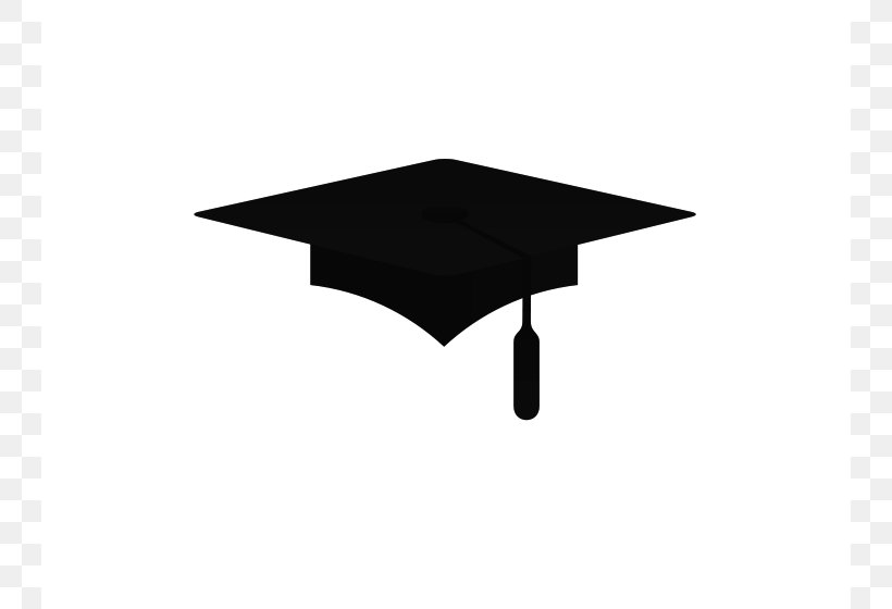 Square Academic Cap Graduation Ceremony Android College Clip Art, PNG, 744x560px, Square Academic Cap, Academic Degree, Android, Black, Black And White Download Free