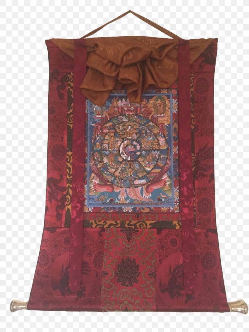 Tibetan Buddhism Thangka Standing Bell Prayer Flag, PNG, 961x1280px, Tibet, Bhavacakra, Buddhism, Buddhist Meditation, Buddhist Prayer Beads Download Free