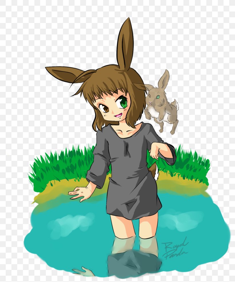 Rabbit Spirit Totem Legendary Creature, PNG, 814x982px, Watercolor, Cartoon, Flower, Frame, Heart Download Free