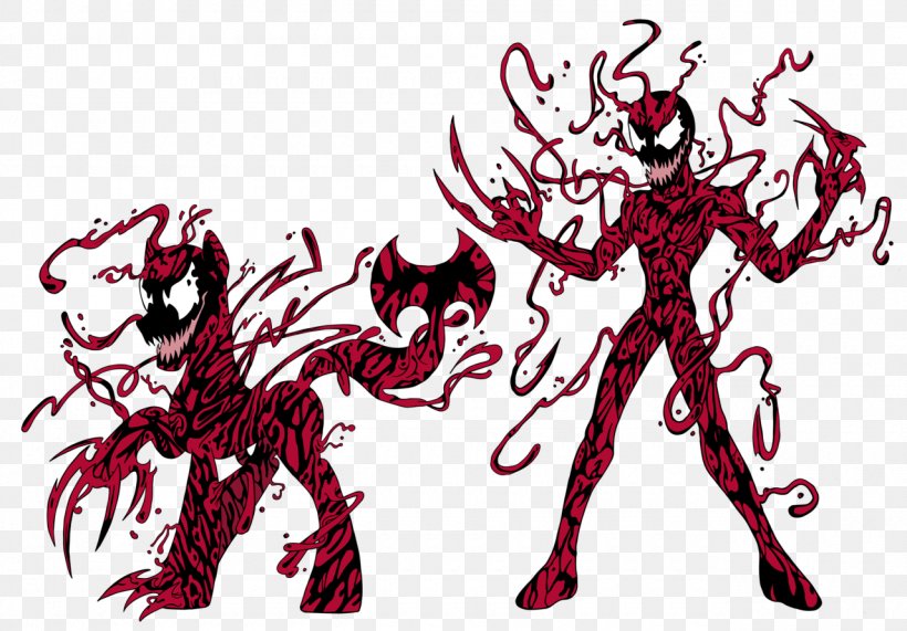 Spider-Man Eddie Brock Venom Carnage Pony, PNG, 1280x892px, Spiderman, Art, Blood, Carnage, Cartoon Download Free
