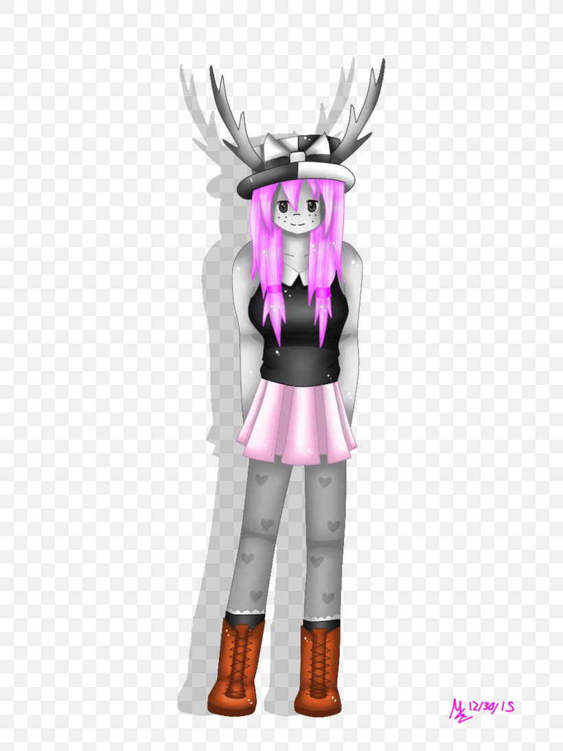 Deer Pink M Figurine RTV Pink, PNG, 731x1093px, Deer, Animated Cartoon, Cartoon, Character, Costume Download Free