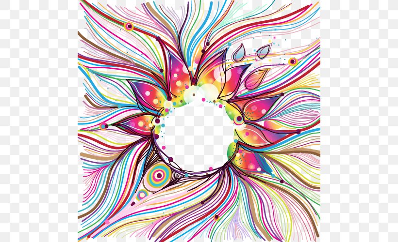 Royalty-free Curve, PNG, 500x500px, Royaltyfree, Abstraction, Art, Curve, Flower Download Free