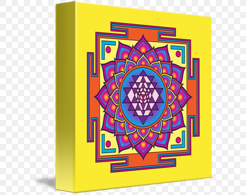 Yantra Mandala Mantra Tripura Sundari Hinduism, PNG, 606x650px, Yantra, Area, Art, Chakra, Devi Download Free