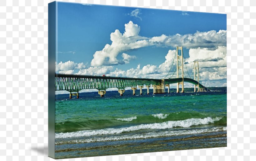 Mackinac Bridge Mackinac County, Michigan Imagekind Bridge–tunnel, PNG, 650x517px, Mackinac Bridge, Art, Bridge, Canvas, Canvas Print Download Free
