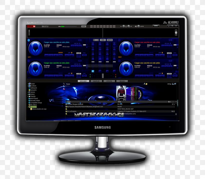 Virtual DJ Computer Monitors Disc Jockey Skin DJ Mixer, PNG, 1600x1398px, Virtual Dj, Audio Mixing, Brand, Computer Monitor, Computer Monitors Download Free