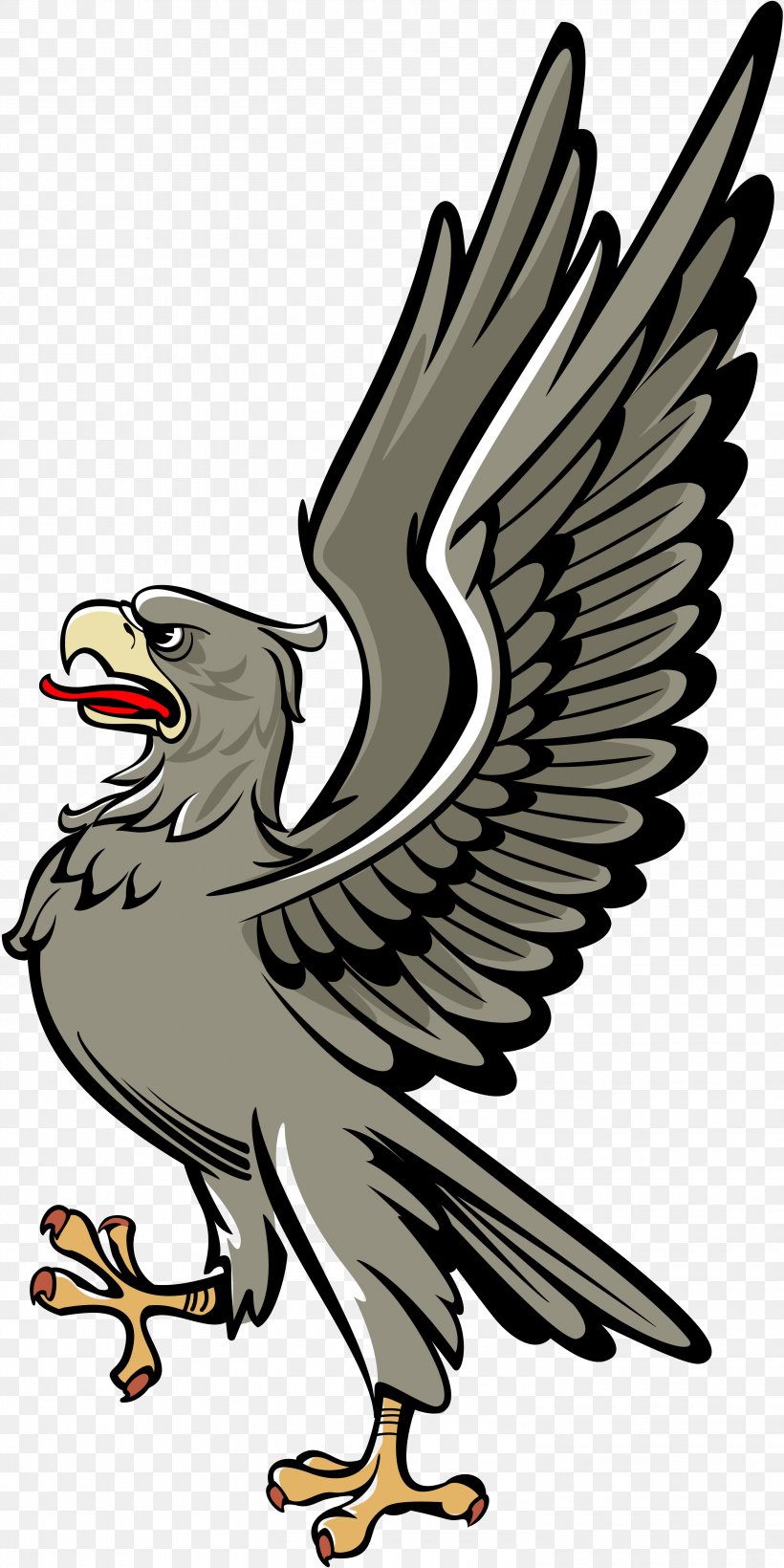 Bald Eagle Bird Heraldry, PNG, 3000x6000px, Bald Eagle, Animali Araldici, Beak, Bird, Bird Of Prey Download Free