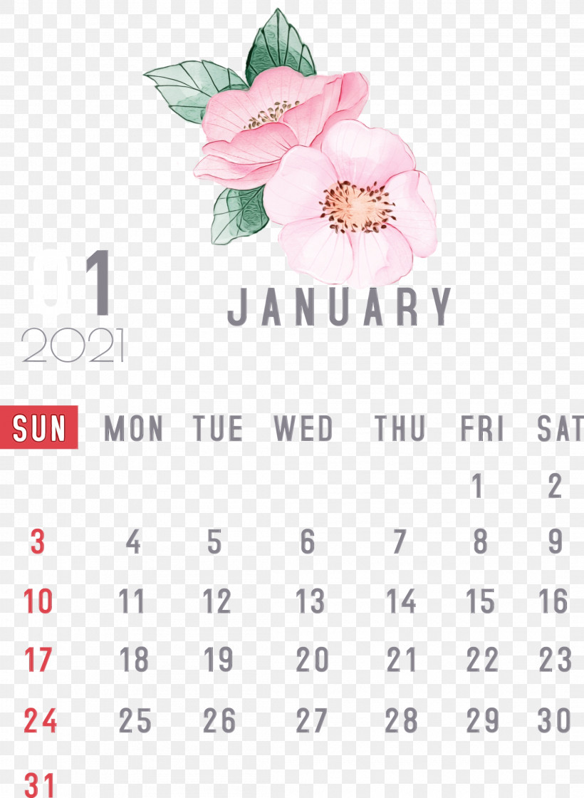 Floral Design, PNG, 2195x3000px, 2021 Calendar, January, Calendar System, Floral Design, Flower Download Free