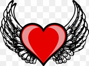 Heart With Wings Images Heart With Wings Transparent Png Free Download