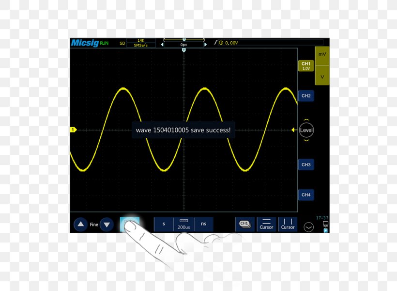 Sampling Rate Oscilloscope Electronics Display Device, PNG, 600x600px, Sampling Rate, Analog Signal, Bandwidth, Brand, Digital Storage Oscilloscope Download Free