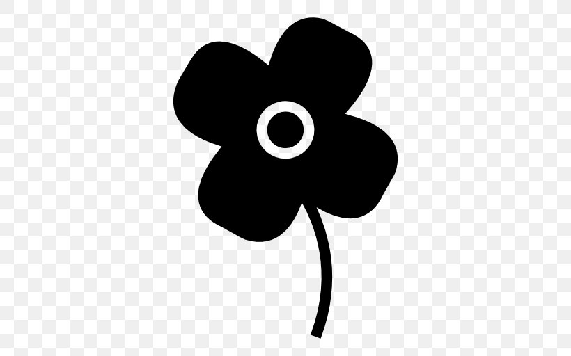 Symbol, PNG, 512x512px, Symbol, Black, Black And White, Clover, Flower Download Free