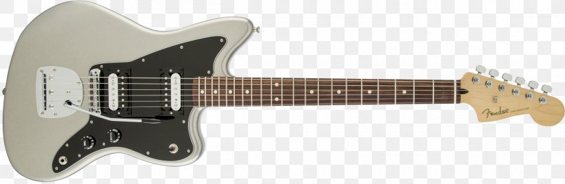 Fender Jazzmaster Fender Jaguar Fender Stratocaster Fender Precision Bass Squier, PNG, 2400x785px, Fender Jazzmaster, Acoustic Electric Guitar, Electric Guitar, Electronic Musical Instrument, Fender Jaguar Download Free