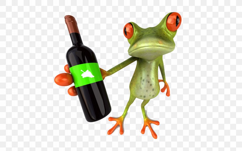 Wine Glass Frog Clip Art, PNG, 5120x3200px, Wine, Amphibian, Bottle, Frog, Ranidae Download Free