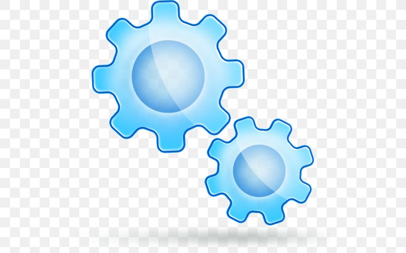 Gear Icon Design Download, PNG, 512x512px, Gear, Black Gear, Blue, Button, Icon Design Download Free