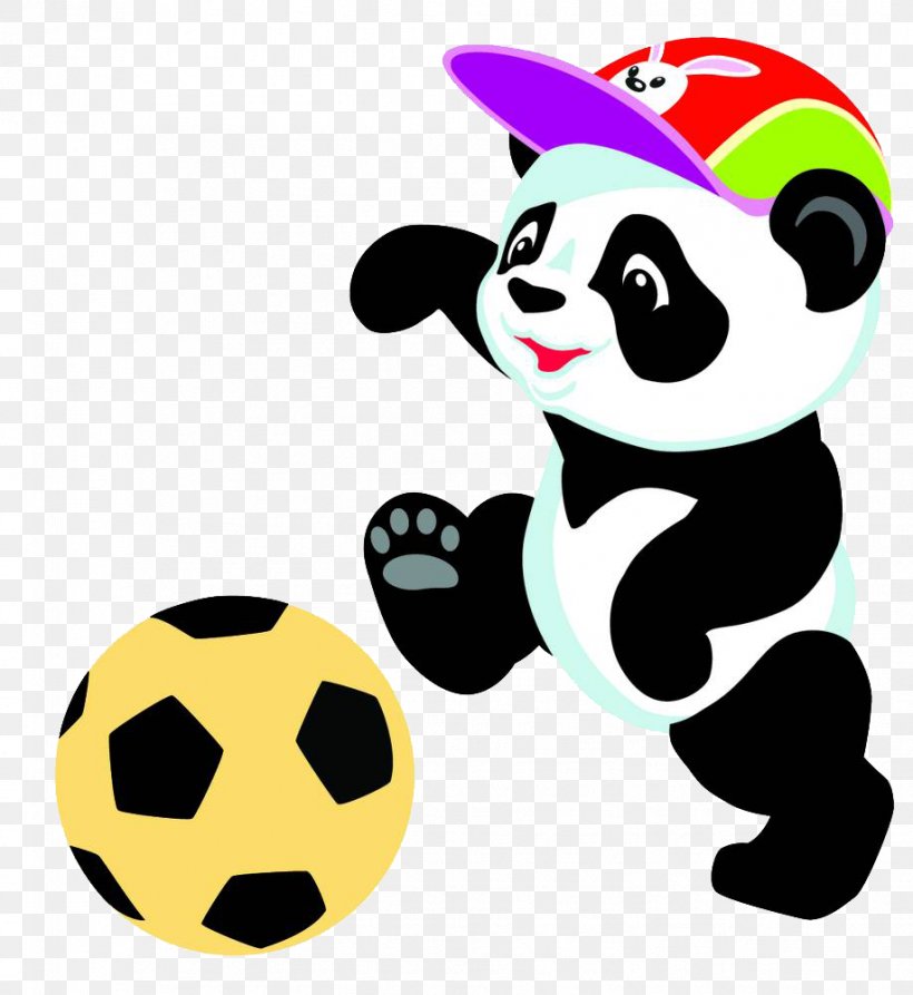 Giant Panda Cartoon Drawing Clip Art, PNG, 918x1000px, Giant Panda, Ball, Carnivoran, Cartoon, Child Download Free