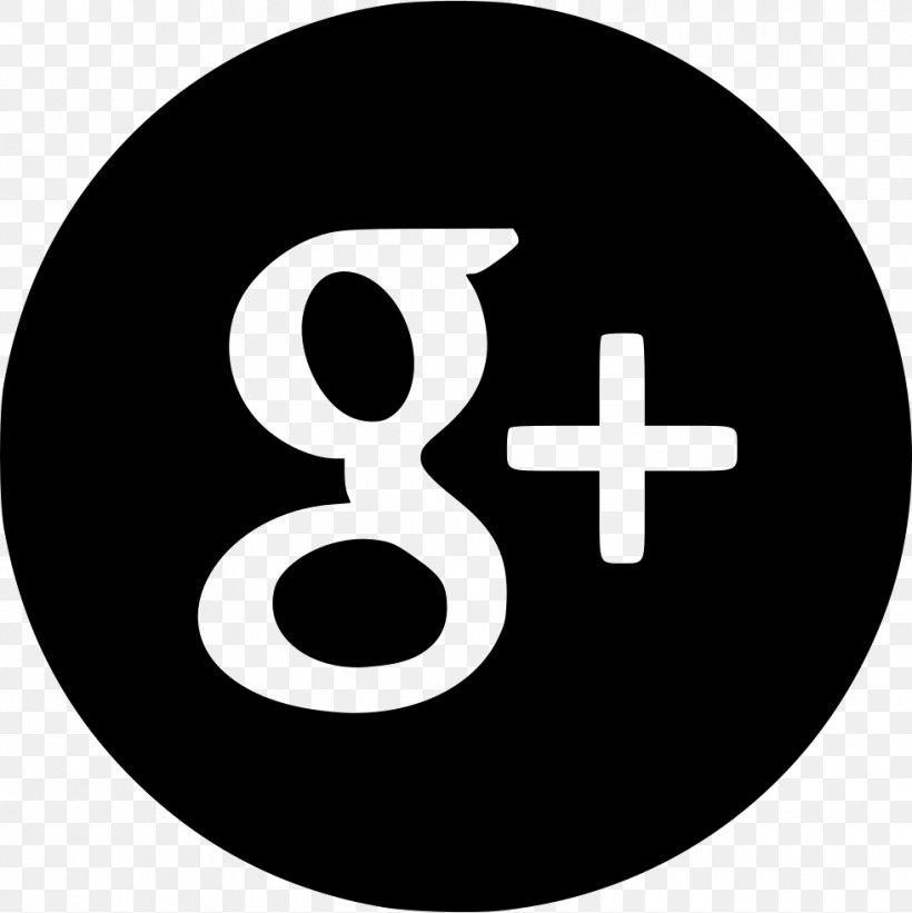 Google+ Logo Business Service, PNG, 980x982px, Google, Black And White, Blog, Brand, Business Download Free