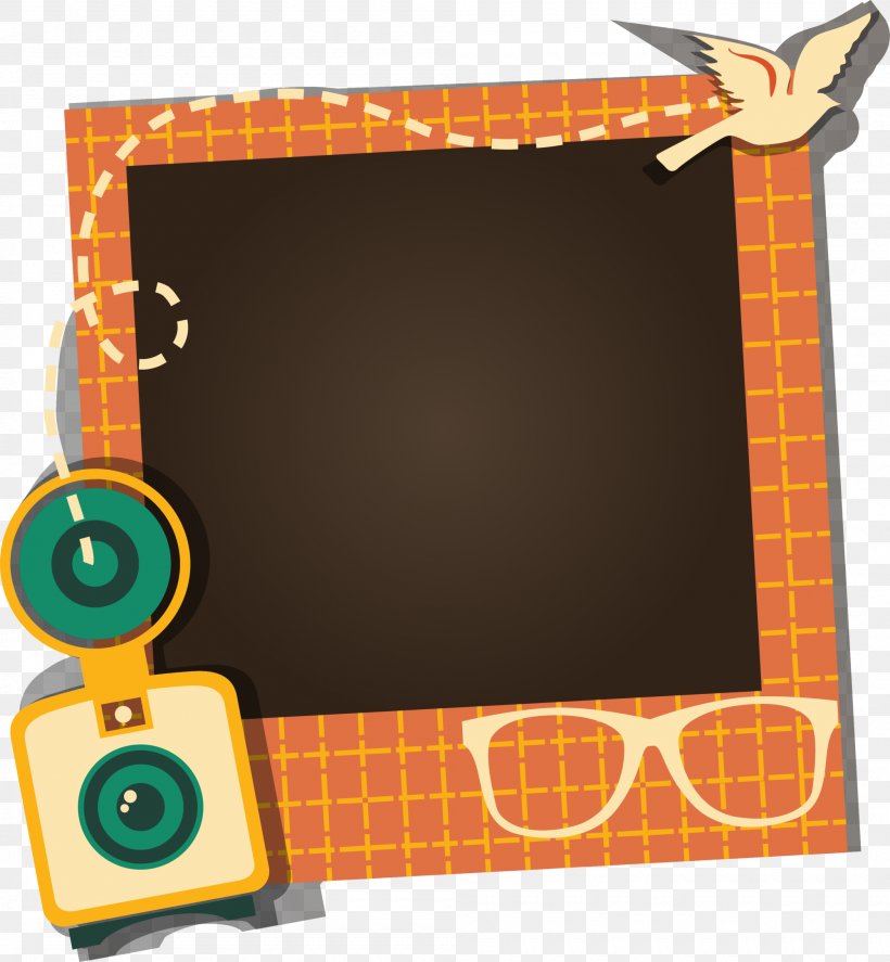 Picture Frame Royalty-free Illustration, PNG, 2000x2165px, Picture Frame, Art, Decorative Arts, Drawing, Orange Download Free