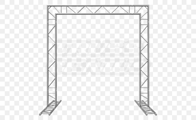 Truss I-beam Girder King Post, PNG, 500x500px, Truss, Area, Beam, Black And White, Drawing Download Free
