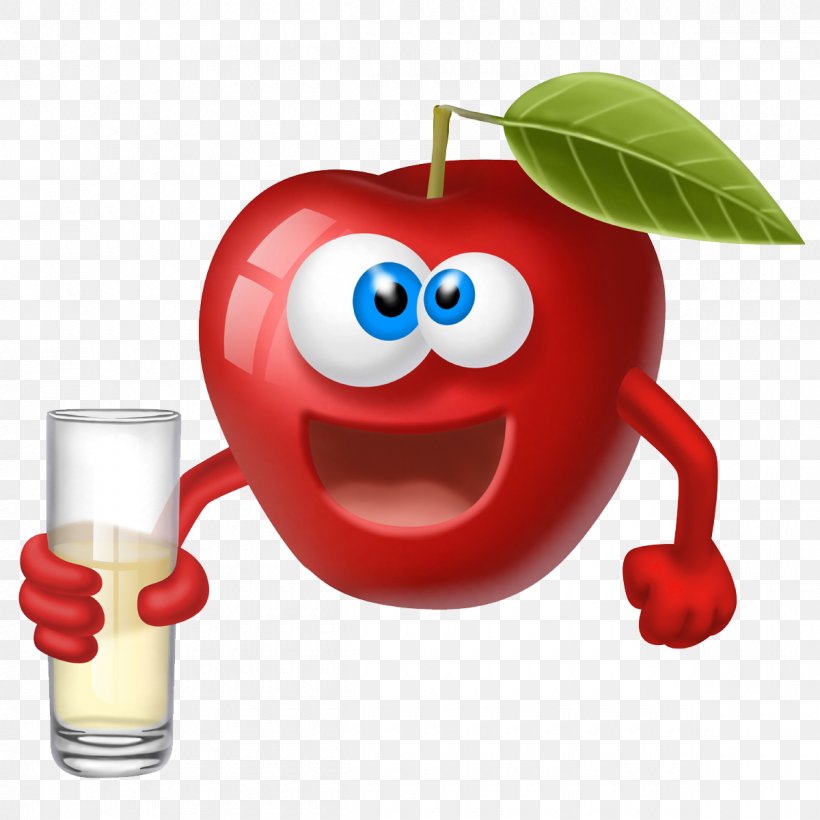 Apple Juice Fruit Cartoon, PNG, 1200x1200px, Juice, Animation, Apple, Apple Juice, Art Download Free