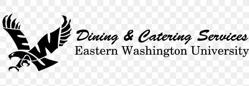 Eastern Washington University Eastern Washington Eagles Men's Basketball Logo Brand Font, PNG, 2366x825px, Eastern Washington University, Beak, Bird, Black, Black And White Download Free