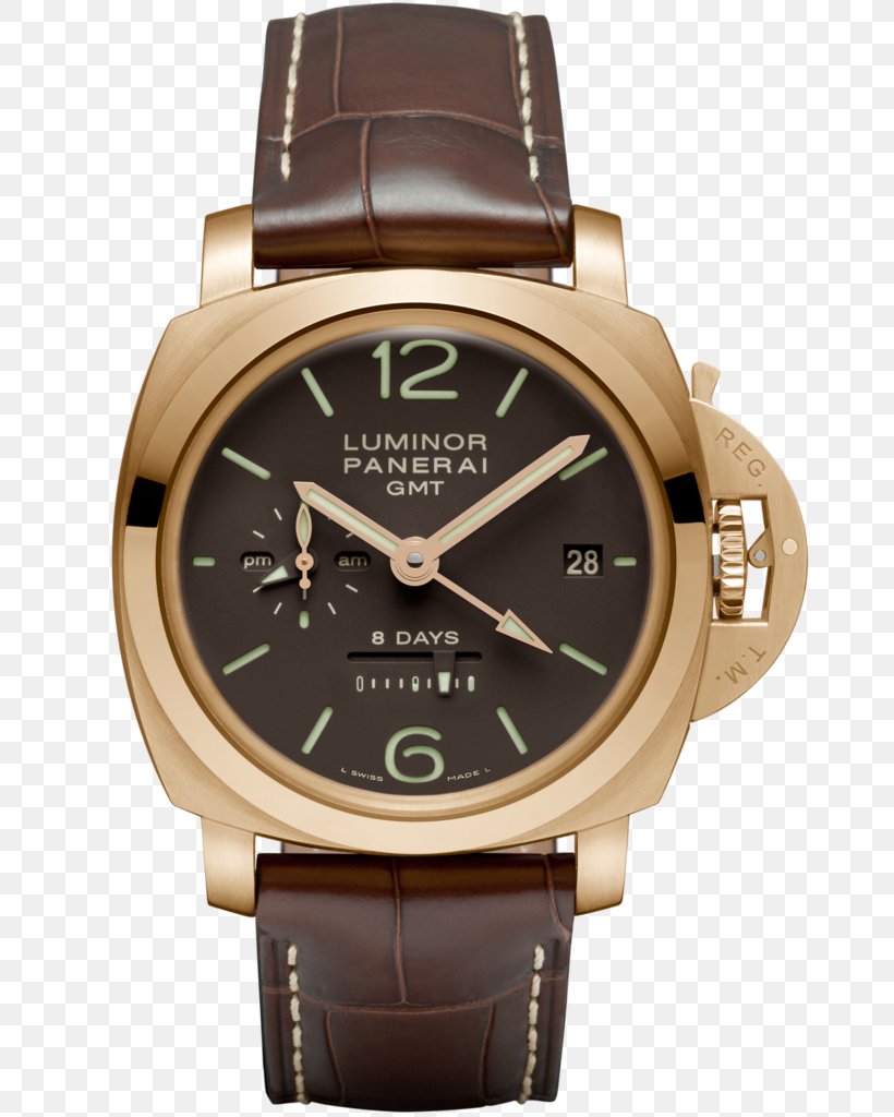 Panerai Men's Luminor Marina 1950 3 Days Watch Gold Panerai Luminor 1950 Chrono Monopulsante 8 Days, PNG, 683x1024px, Panerai, Brand, Brown, Colored Gold, Gold Download Free