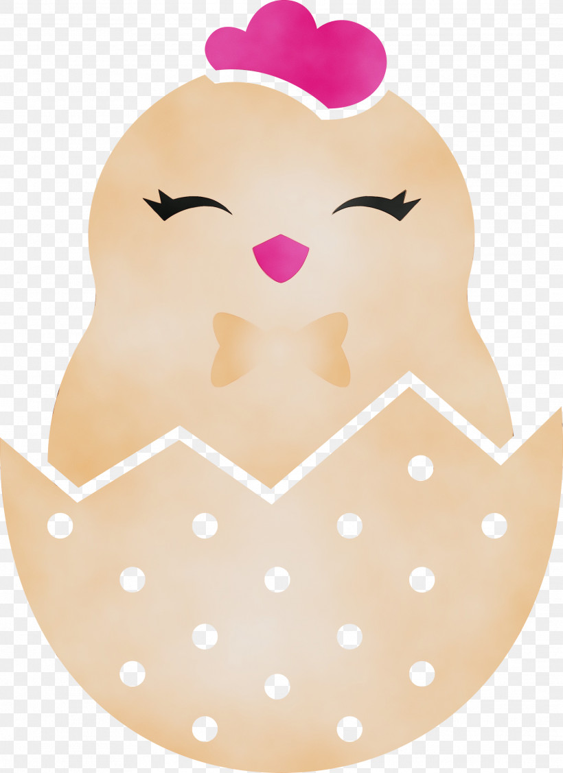 Polka Dot, PNG, 2181x3000px, Chick In Eggshell, Adorable Chick, Easter Day, Paint, Pink Download Free