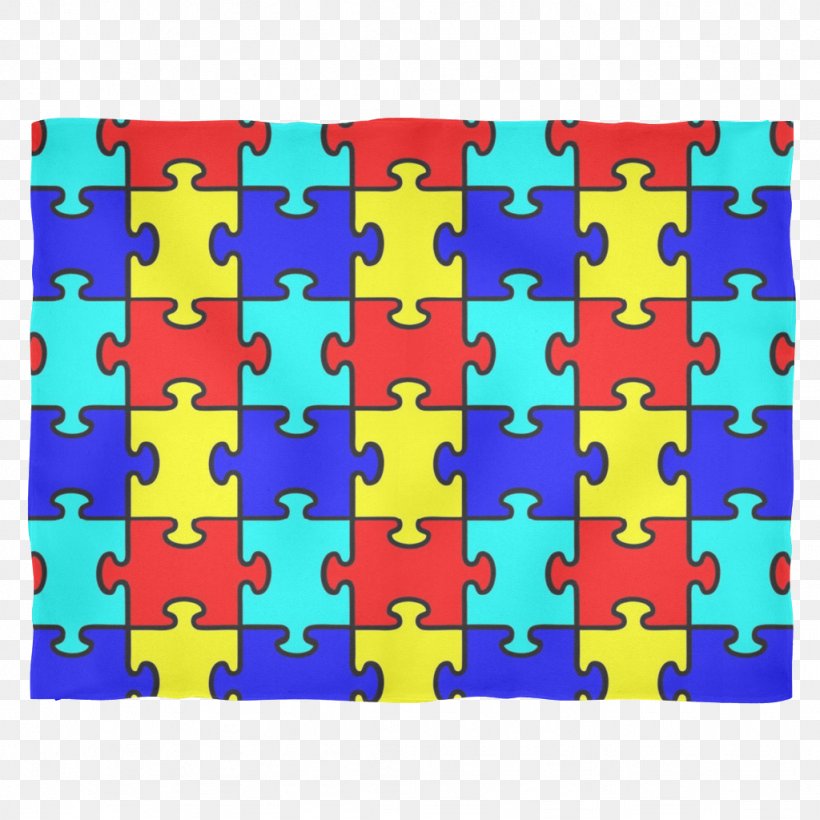 Textile Rectangle Heart Autism, PNG, 1024x1024px, Textile, Area, Autism, Blue, Cobalt Blue Download Free