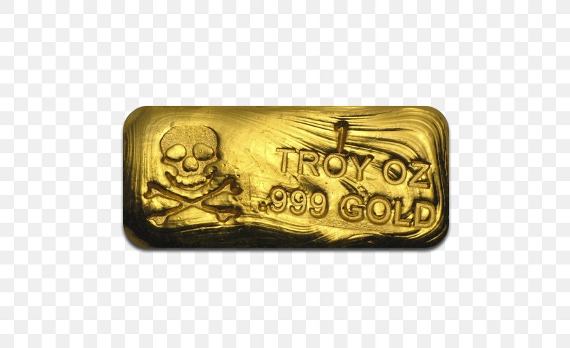Gold Bar Ingot Rand Refinery Silver, PNG, 500x500px, Gold, Apmex, Brass, Bullion, Carat Download Free