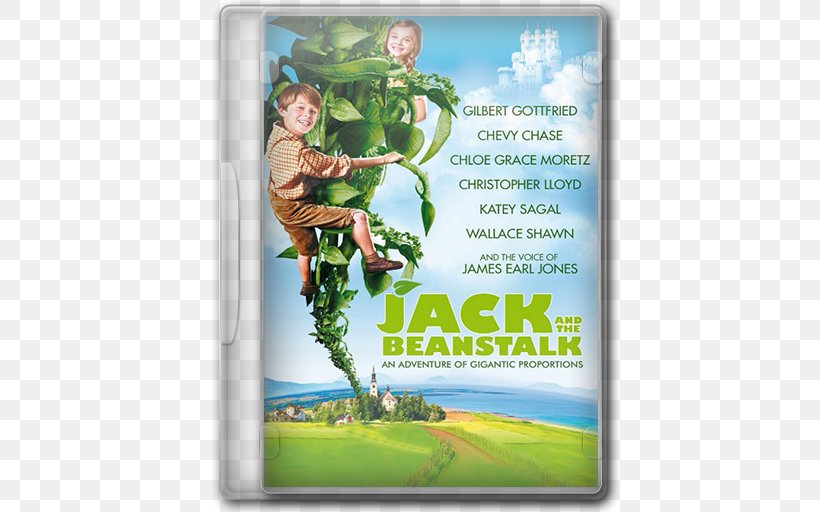 Jack And The Beanstalk Film DVD Jack And Beanstalk 1952, PNG, 512x512px, Jack And The Beanstalk, Advertising, Chevy Chase, Chloe Grace Moretz, Christopher Lloyd Download Free