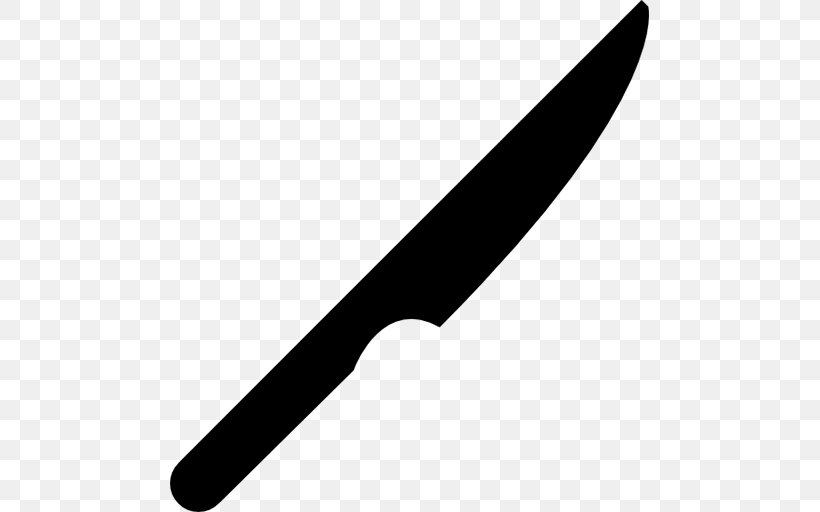 Knife Kitchen Utensil Clip Art, PNG, 512x512px, Knife, Black And White, Blade, Cold Weapon, Cosmetologist Download Free