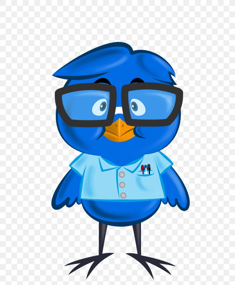 Bird Glasses Cartoon, PNG, 640x993px, Bird, Animal, Beak, Cartoon, Cobalt Download Free
