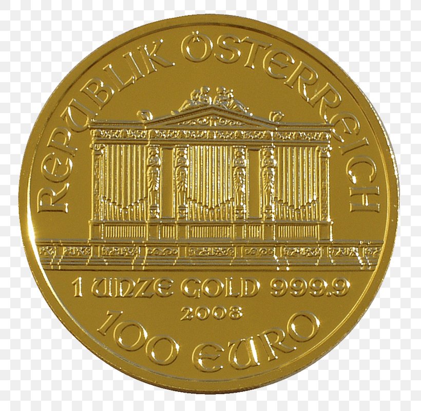 Vienna Philharmonic Bullion Coin Gold, PNG, 800x800px, Vienna, American Gold Eagle, American Platinum Eagle, Austrian Mint, Austrian Silver Vienna Philharmonic Download Free
