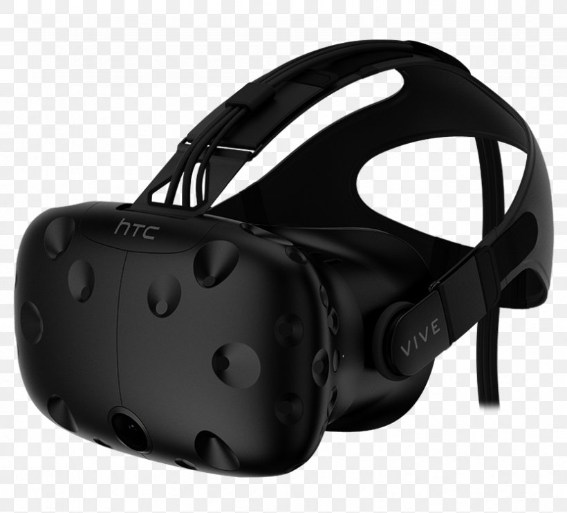 Virtual Reality Headset HTC Vive Oculus Rift PlayStation VR, PNG, 832x753px, Virtual Reality Headset, Black, Google Cardboard, Google Daydream, Hardware Download Free