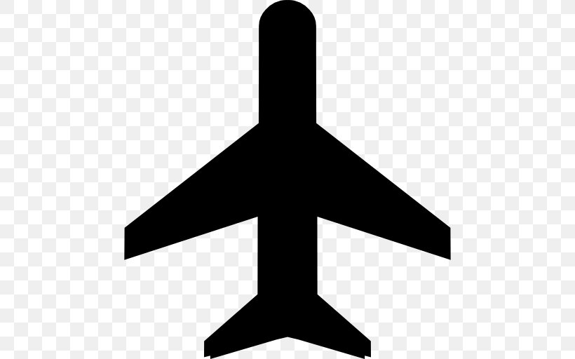 Airplane Clip Art, PNG, 512x512px, Airplane, Aircraft, Black And White, Cargo Aircraft, Cdr Download Free