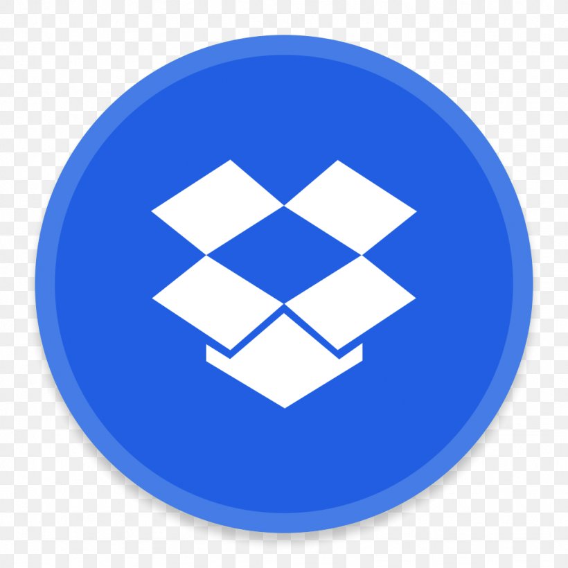 Blue Computer Icon Area Symbol, PNG, 1024x1024px, Dropbox, Area, Blue, Box, Brand Download Free