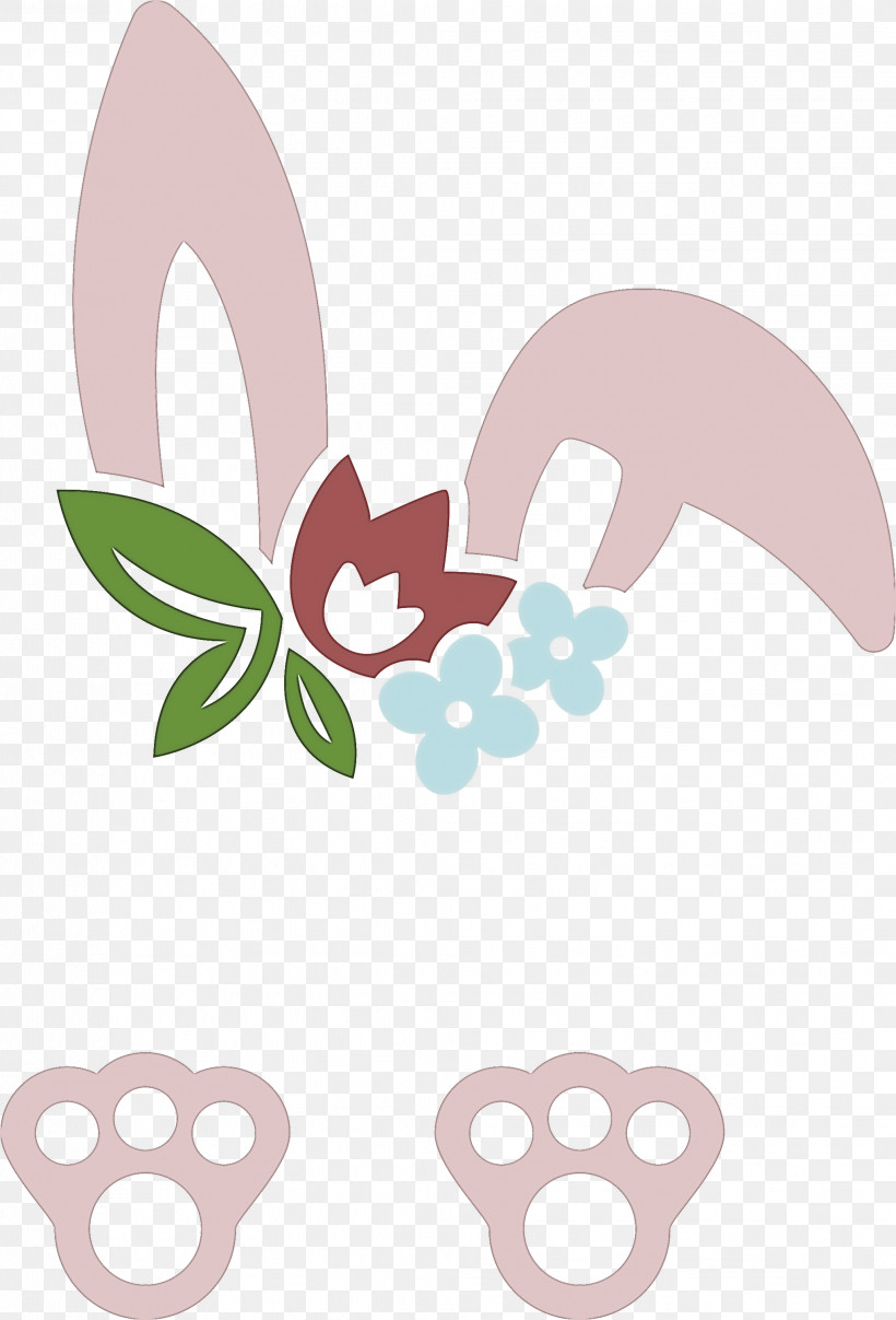 Easter Bunny Easter Day Rabbit, PNG, 2037x3000px, Easter Bunny, Easter Day, Flower, Heart, Nose Download Free