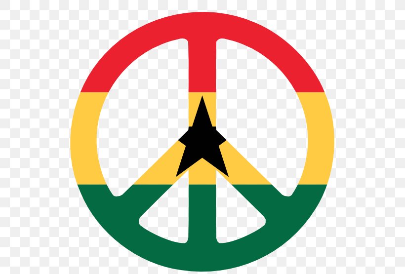 Ghana Peace Symbols Clip Art, PNG, 555x555px, Ghana, Area, Campaign For Nuclear Disarmament, Flag, Logo Download Free