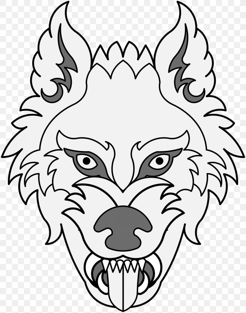 Gray Wolf Snout Heraldry Art Cabossed, PNG, 1108x1410px, Gray Wolf, Art, Artwork, Black, Black And White Download Free