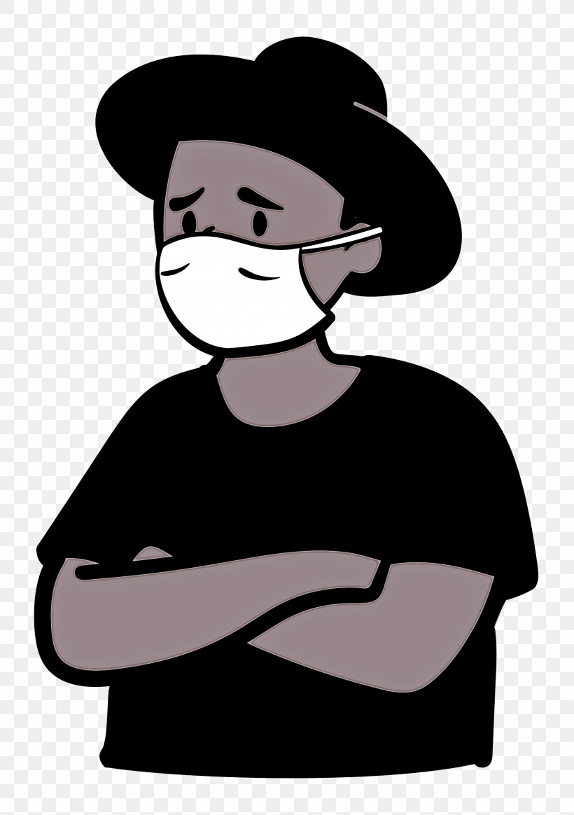 Man Medical Mask Coronavirus, PNG, 1761x2500px, Man, Black M, Cartoon, Character, Coronavirus Download Free