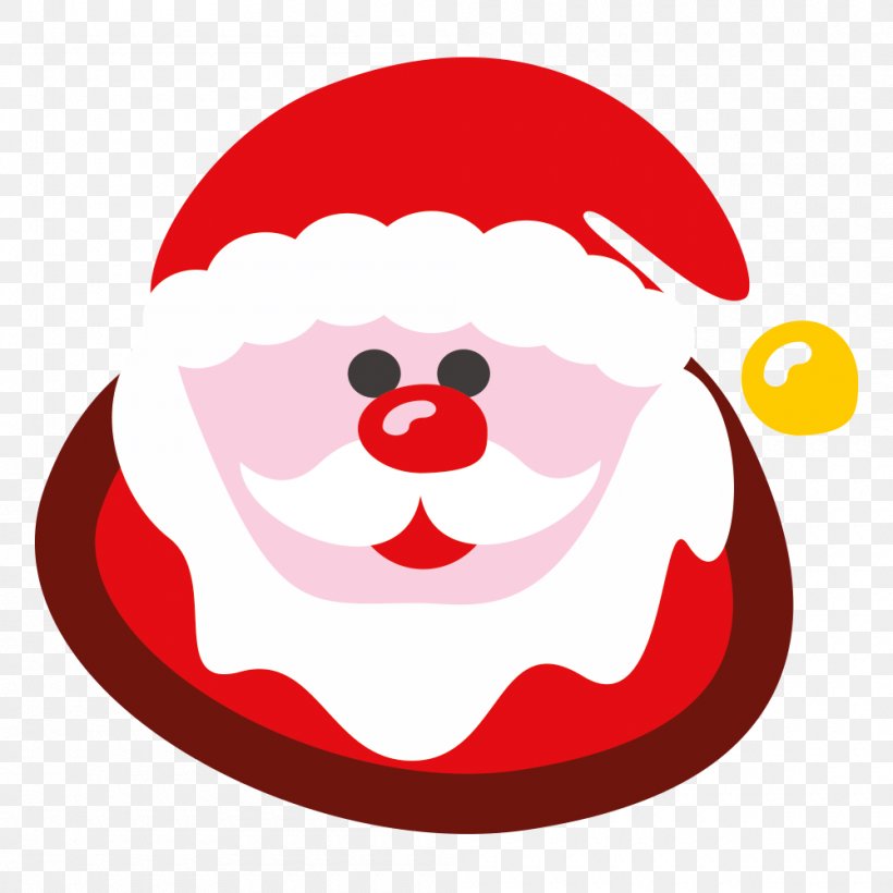 Santa Claus Clip Art Christmas Day Nose RED.M, PNG, 1000x1000px, Watercolor, Cartoon, Flower, Frame, Heart Download Free
